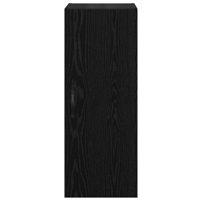 Wall Mounted Cabinet Black Oak 34.5 x 34 x 90 cm