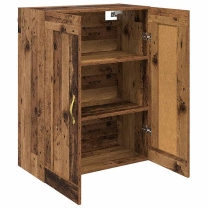 Wall Mounted Cabinet Old Wood 69.5 x 34 x 90 cm Engineered Wood