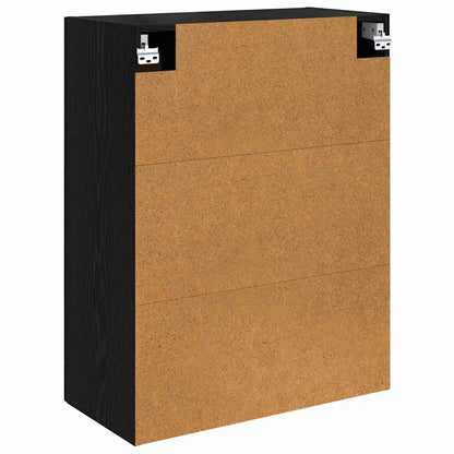 Wall Mounted Cabinet Black Oak 69.5 x 34 x 90 cm
