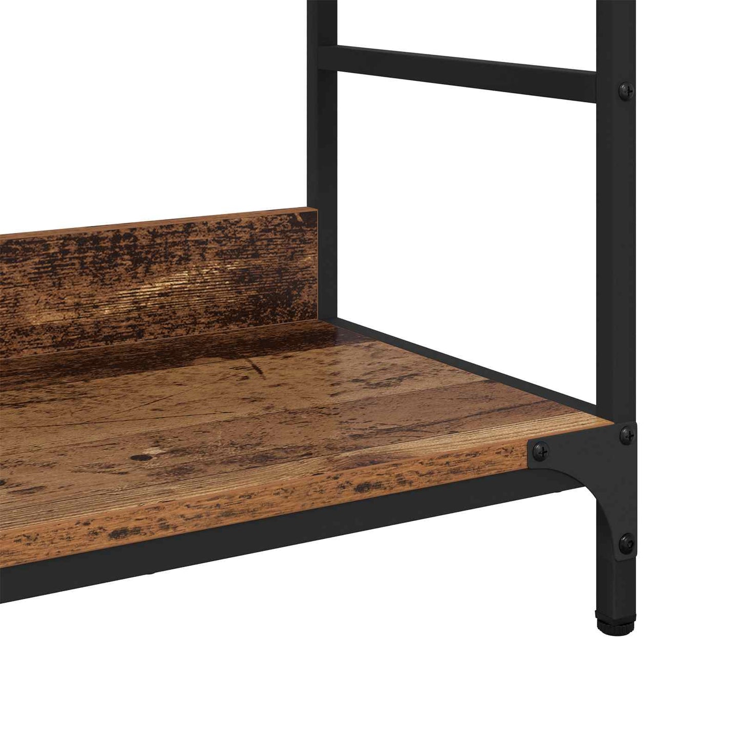 Bookshelf 4-Tier Engineered Wood Old wood