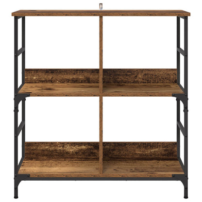 Bookshelf 4-Tier Engineered Wood Old wood