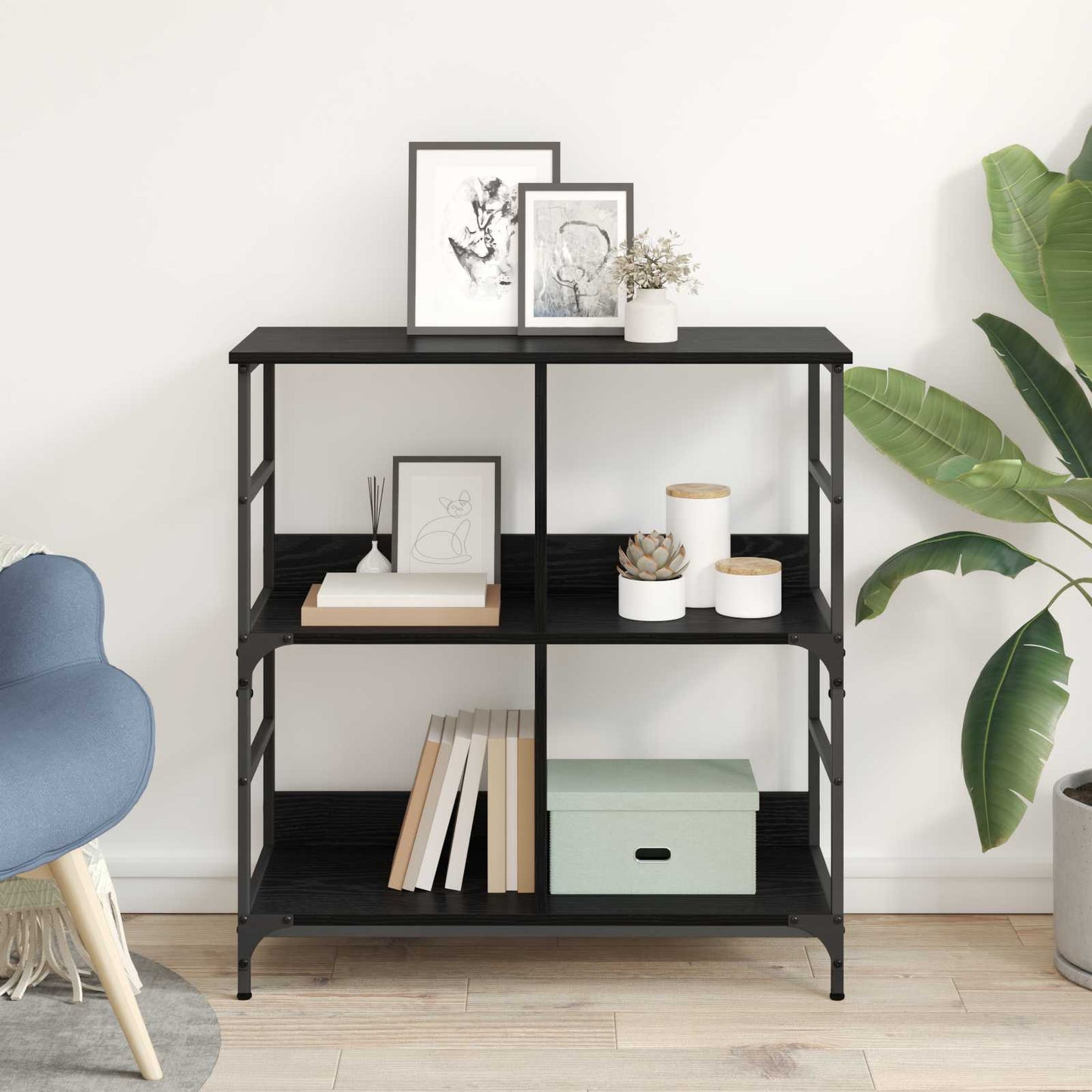 Bookshelf Black oak Engineered wood