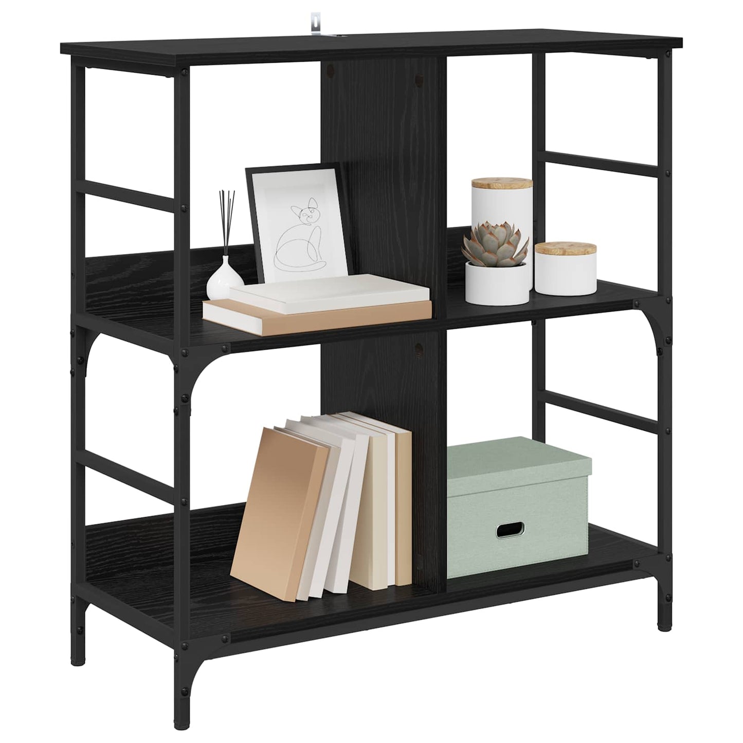 Bookshelf Black oak Engineered wood
