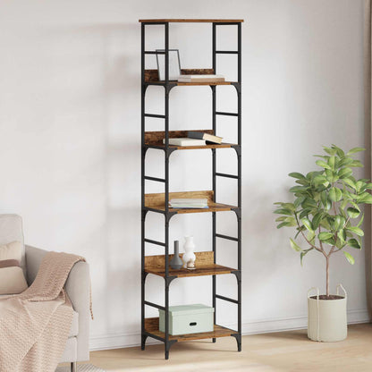 Bookshelf Old Wood 50x33x188.5cm Engineered Wood