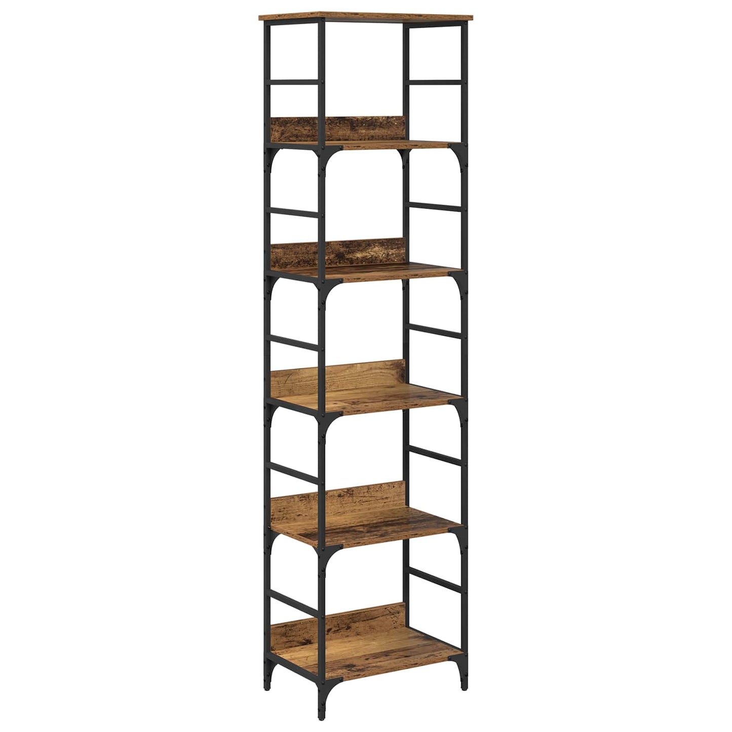Bookshelf Old Wood 50x33x188.5cm Engineered Wood