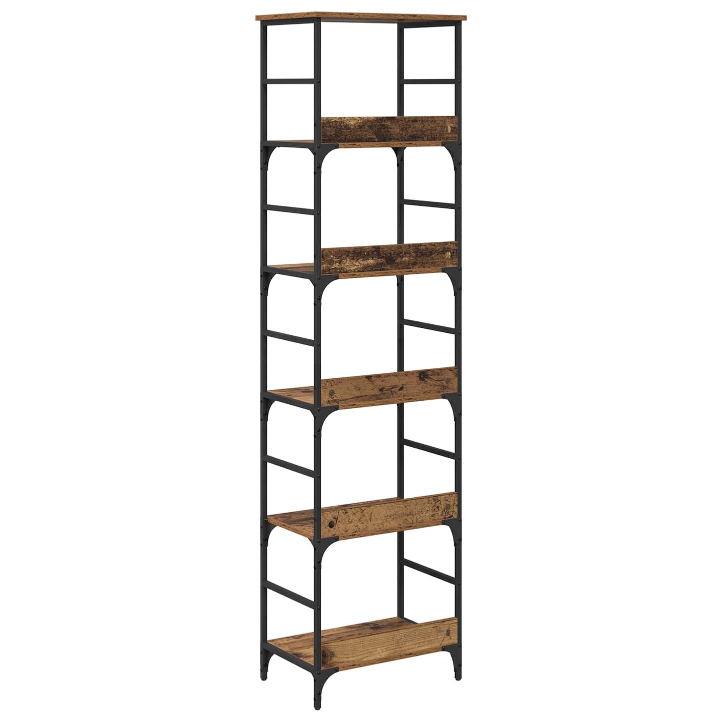 Bookshelf Old Wood 50x33x188.5cm Engineered Wood
