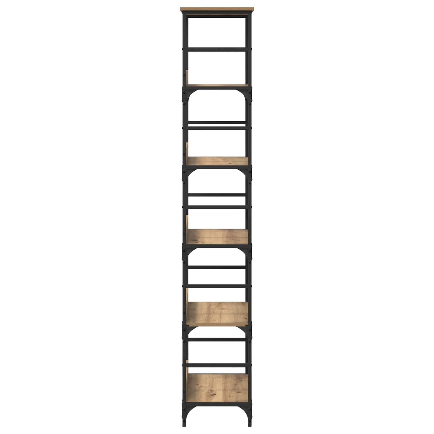 Bookshelf Artisan Oak 50x33x188.5cm Engineered Wood
