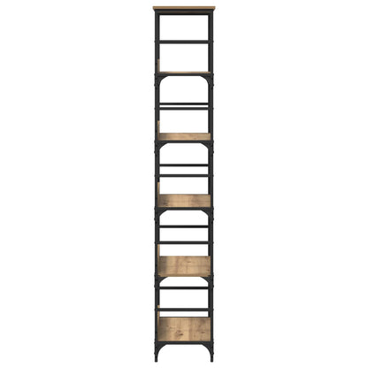 Bookshelf 5-Tier 50x33x188.5cm Engineered Wood Artisan Oak