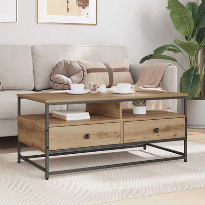 Coffee Table Artisan Oak 100 x 51 x 45 cm Engineered Wood