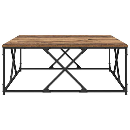 Coffee Table Old Wood 100 x 100 x 40 cm Engineered Wood