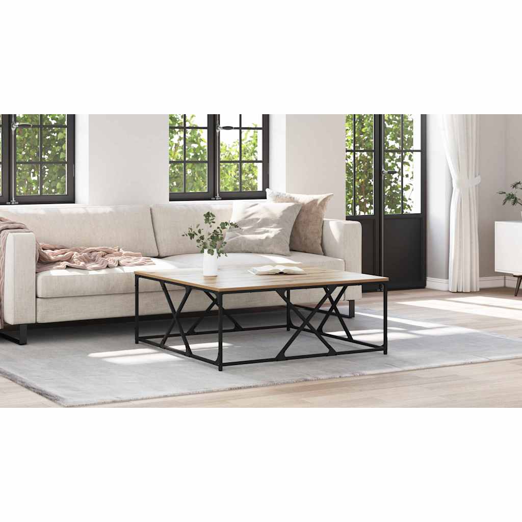 Coffee Table Artisan Oak 100 x 100 x 40 cm Engineered Wood