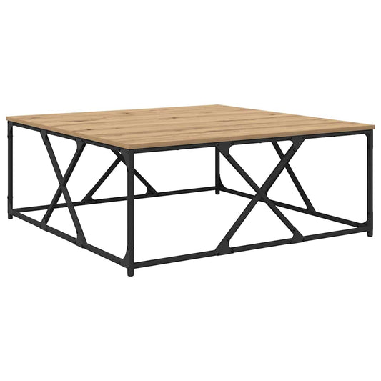 Coffee Table Artisan Oak 100 x 100 x 40 cm Engineered Wood