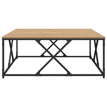 Coffee Table Artisan Oak 100 x 100 x 40 cm Engineered Wood