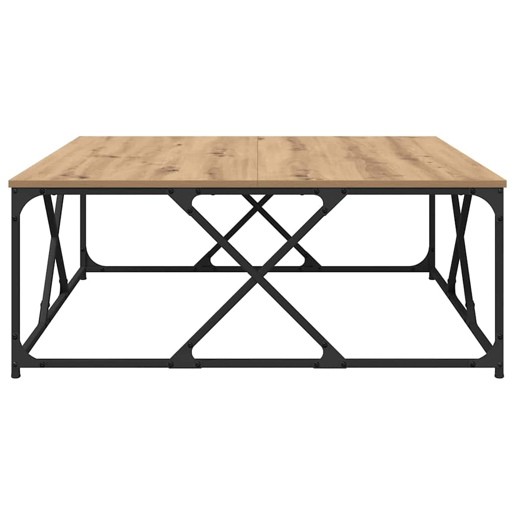 Coffee Table Artisan Oak 100 x 100 x 40 cm Engineered Wood
