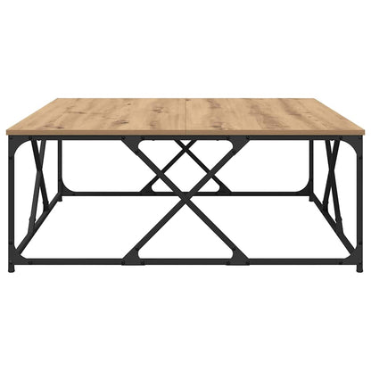 Coffee Table Artisan Oak 100 x 100 x 40 cm Engineered Wood
