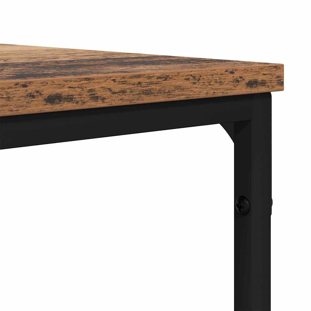 Coffee Table Old Wood 70 x 70 x 30 cm Engineered Wood