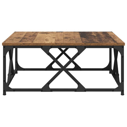 Coffee Table Old Wood 70 x 70 x 30 cm Engineered Wood