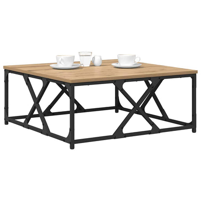 Coffee Table Artisan Oak 70 x 70 x 30 cm Engineered Wood