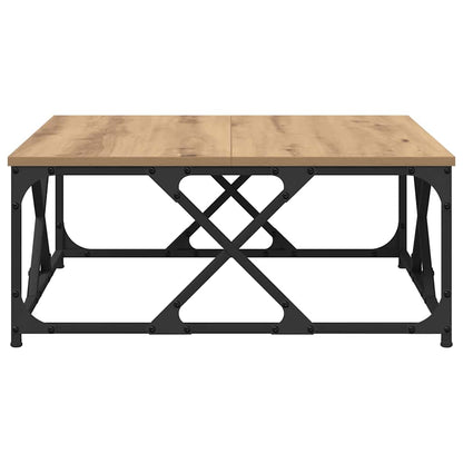 Coffee Table Artisan Oak 70 x 70 x 30 cm Engineered Wood