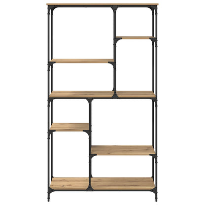 Bookshelf 5-Tier 99 x 35.5 x 176 cm Engineered Wood Artisan Oak