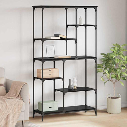 Bookshelf Black Oak 99 x 35.5 x 176 cm Engineered Wood