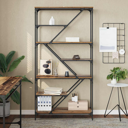 Bookshelf Old Wood 91 x 36 x 176 cm Engineered Wood
