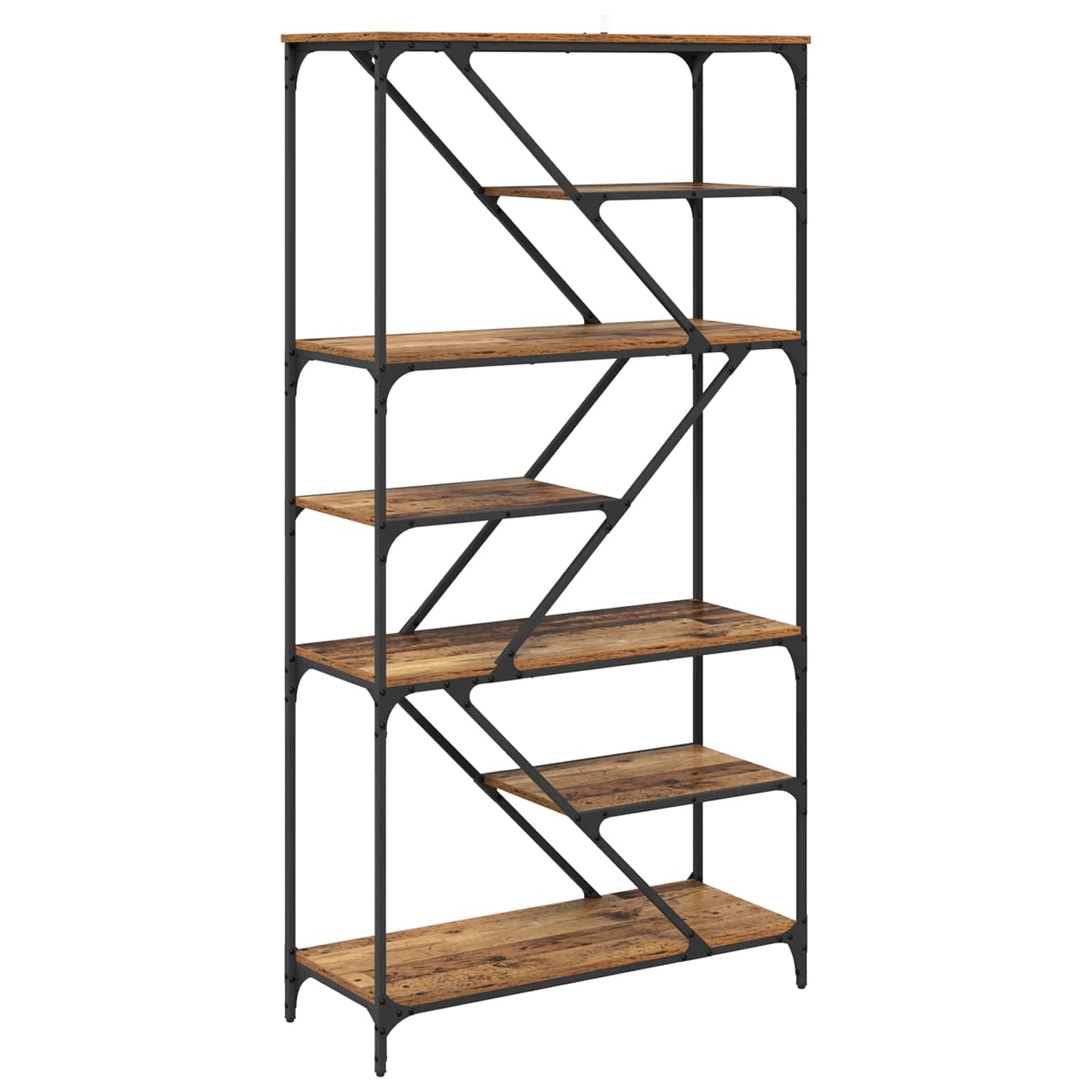 Bookshelf Old Wood 91 x 36 x 176 cm Engineered Wood