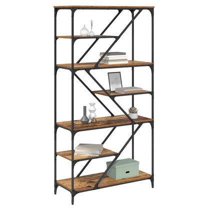 Bookshelf Old Wood 91 x 36 x 176 cm Engineered Wood