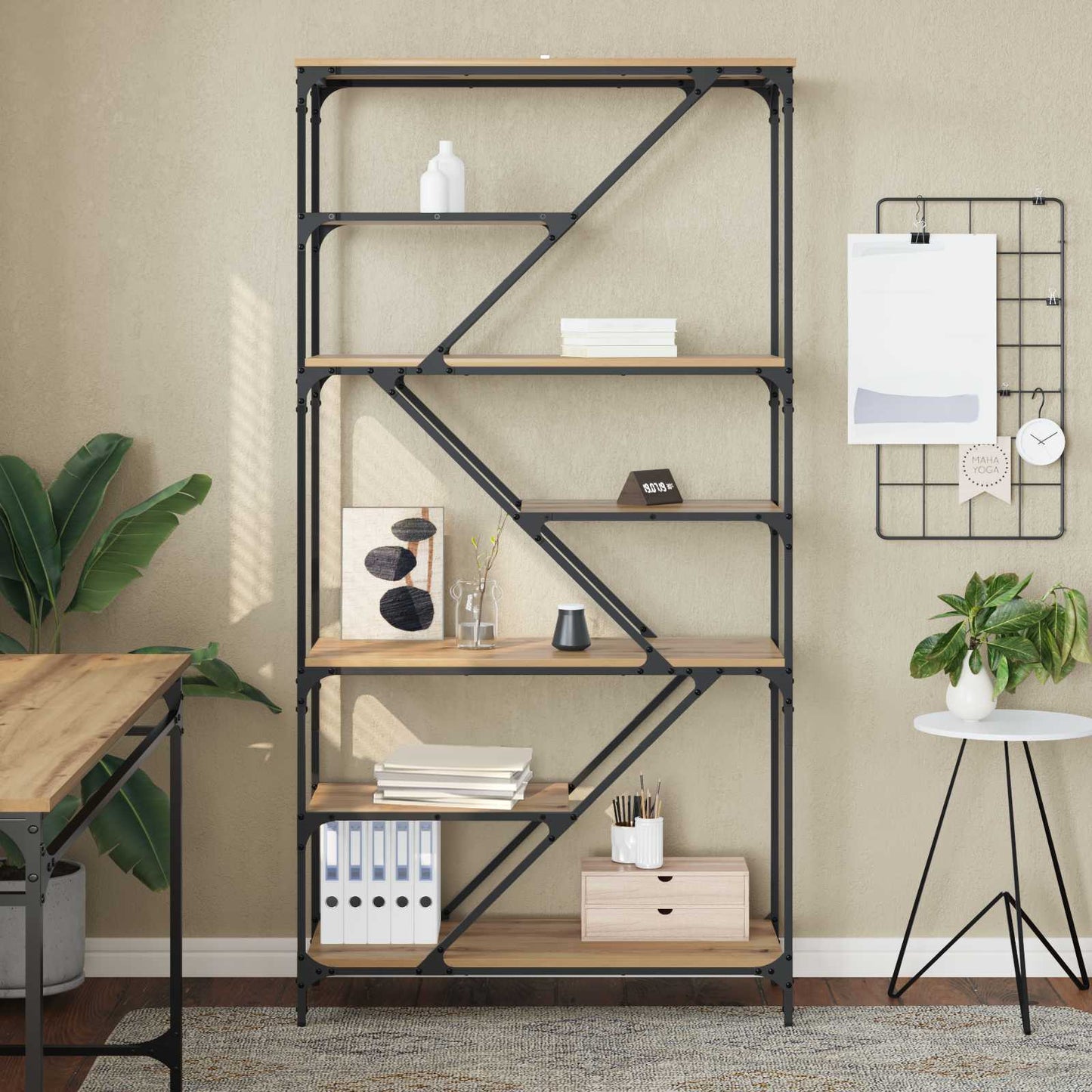 Bookshelf Artisan Oak 91 x 36 x 176 cm Engineered Wood