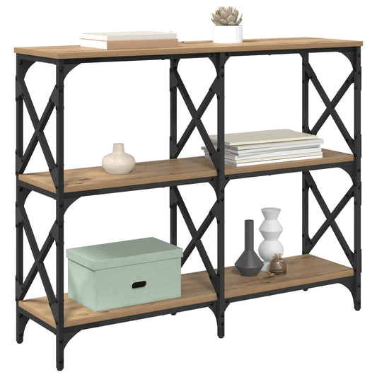 Console Table Artisan Oak 100 x 28 x 80.5 cm Engineered Wood
