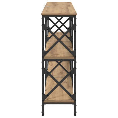 Console Table Artisan Oak 156 x 28 x 80.5 cm Engineered Wood
