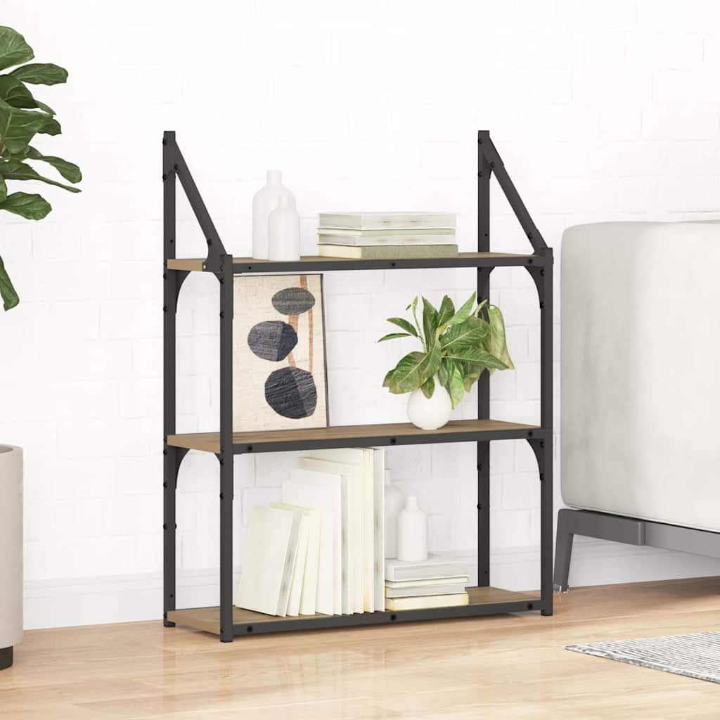 Wall Shelf Wall-Mounted Artisan Oak 60 x 21 x 78.5 cm