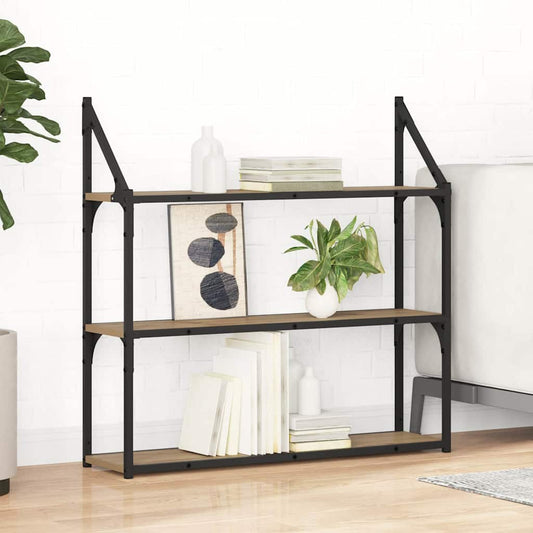 Wall Shelf Wall-Mounted Artisan Oak 80 x 21 x 78.5 cm