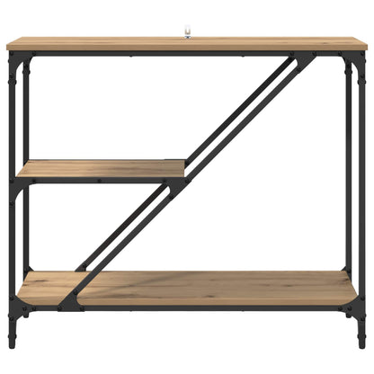 Console Table Artisan Oak 88.5 x 30 x 75 cm Engineered Wood