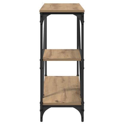 Console Table Artisan Oak 88.5 x 30 x 75 cm Engineered Wood