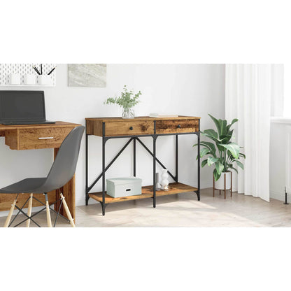 Console Table Old Wood 100 x 39 x 78.5 cm Engineered Wood