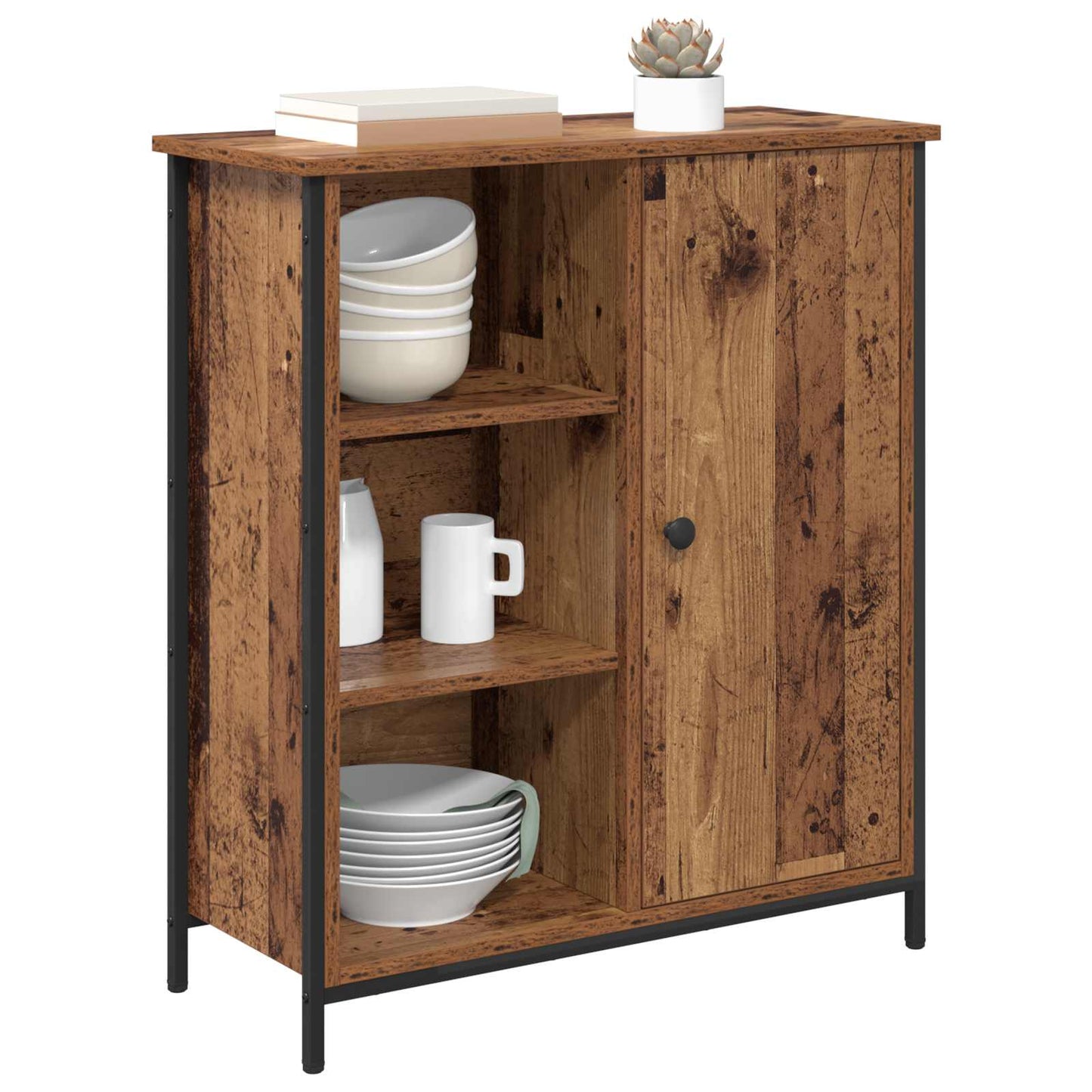 Sideboard Old Wood 70 x 30 x 80 cm Engineered Wood