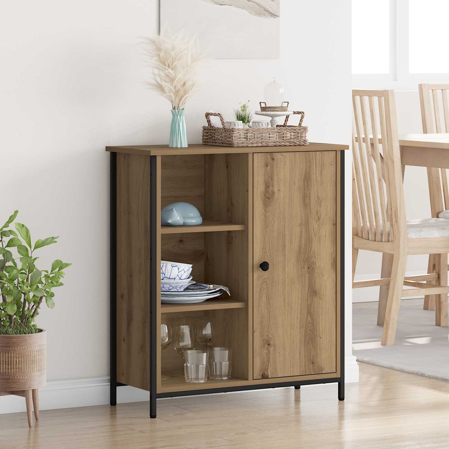 Sideboard Artisan Oak 70 x 30 x 80 cm Engineered Wood