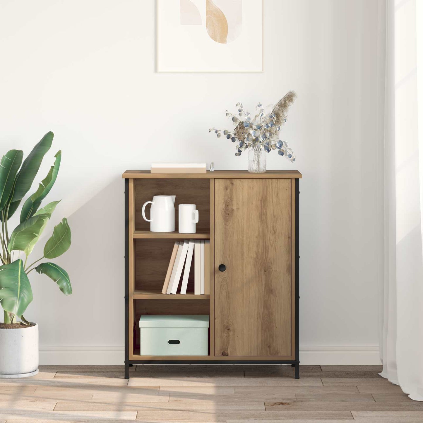 Sideboard Artisan Oak 70 x 30 x 80 cm Engineered Wood