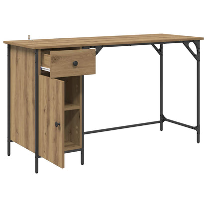 Computer Desk Artisan Oak 131 x 48 x 75 cm Engineered Wood
