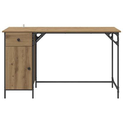 Computer Desk Artisan Oak 131 x 48 x 75 cm Engineered Wood