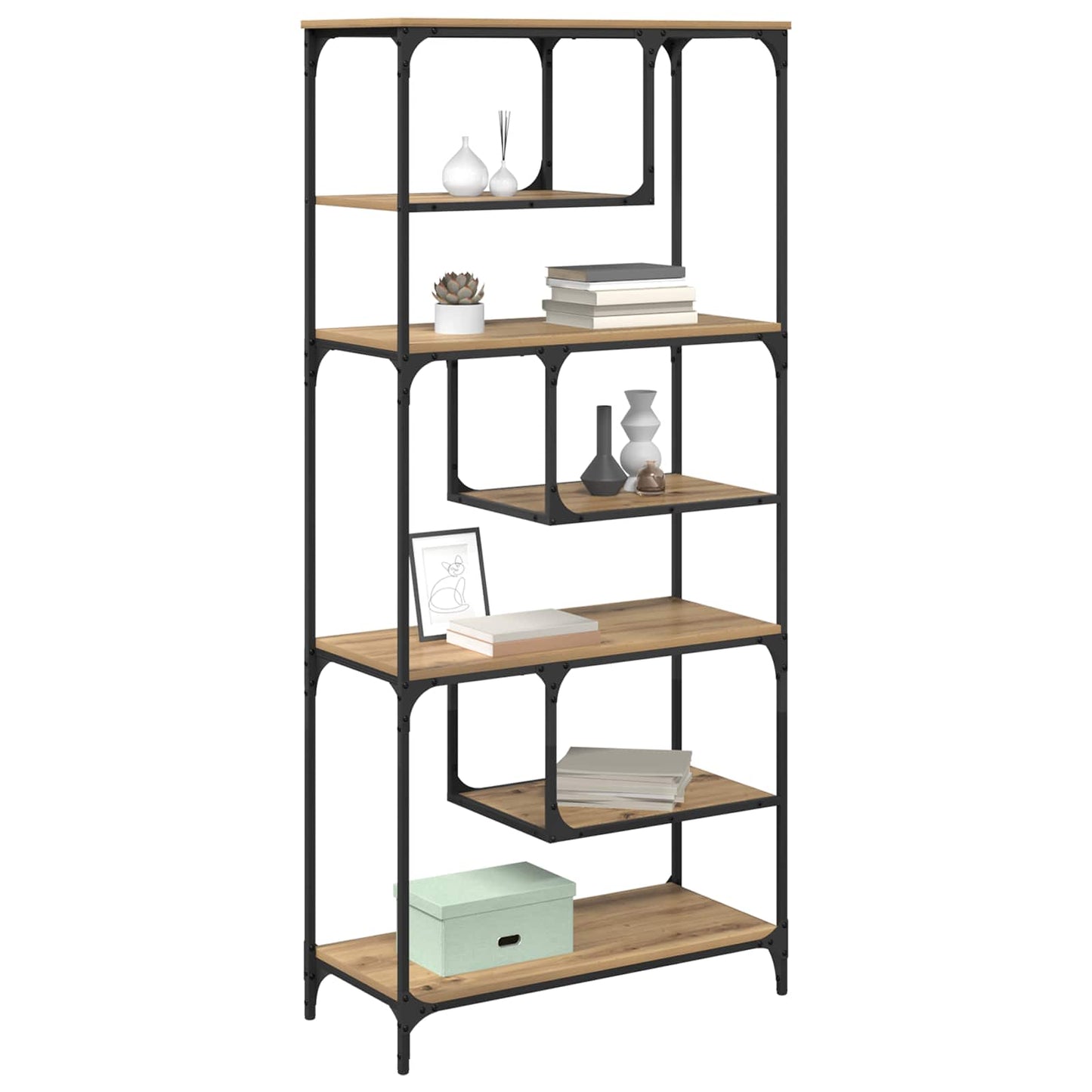 Bookcase Artisan oak Engineered wood