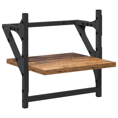 Wall Shelf Set 6 pcs Old Wood 100 x 25 x 30 cm Engineered Wood