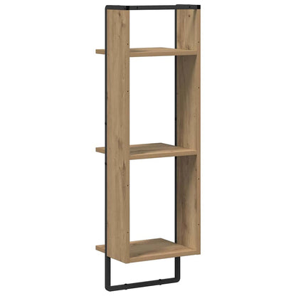 Wall Shelf Artisan Oak 30 x 25 x 100 cm Engineered Wood