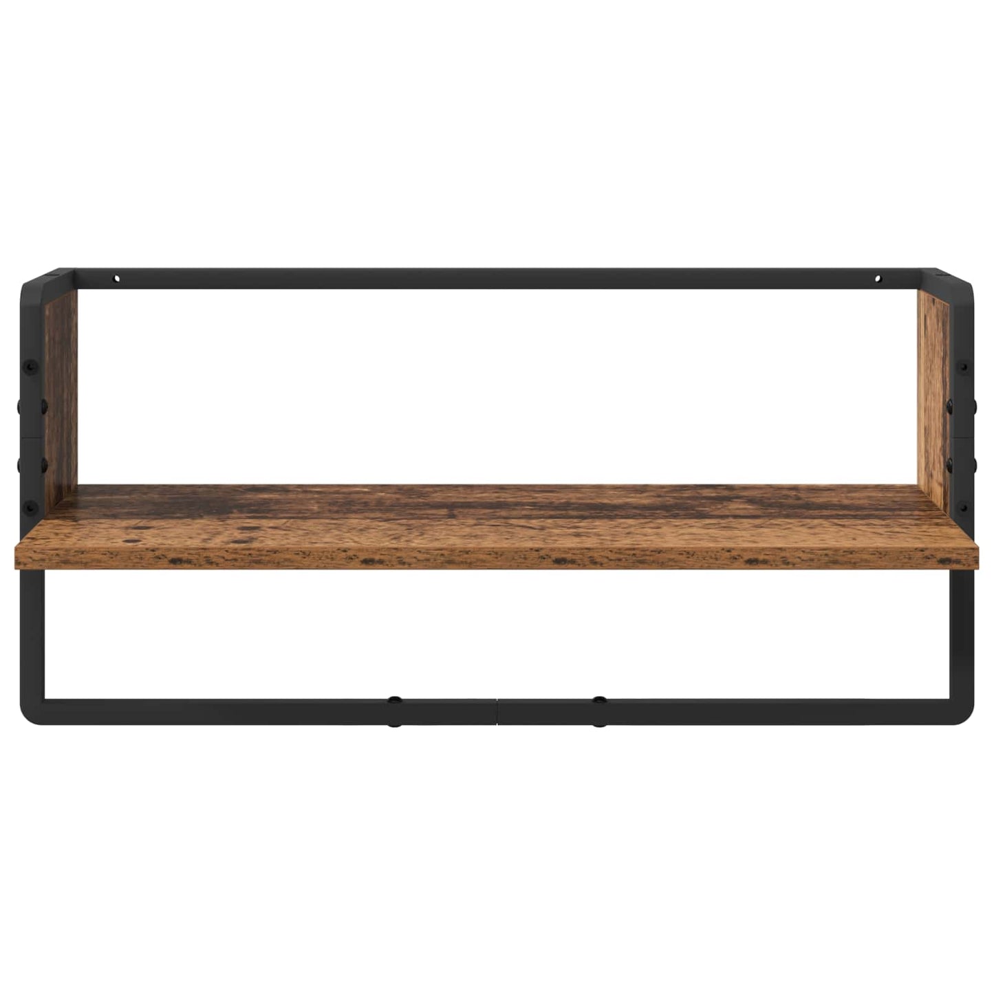Wall Shelf Set 4 pcs Old Wood 65 x 25 x 30 cm Engineered Wood