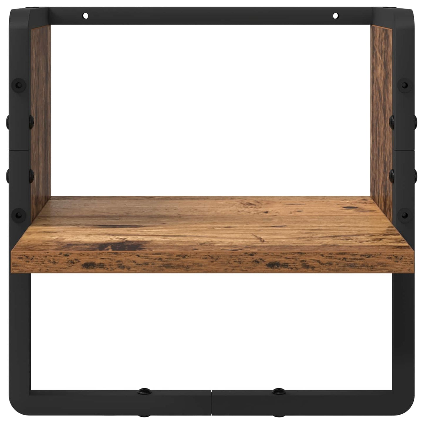 Wall Shelf Set 4 pcs Old Wood 65 x 25 x 30 cm Engineered Wood