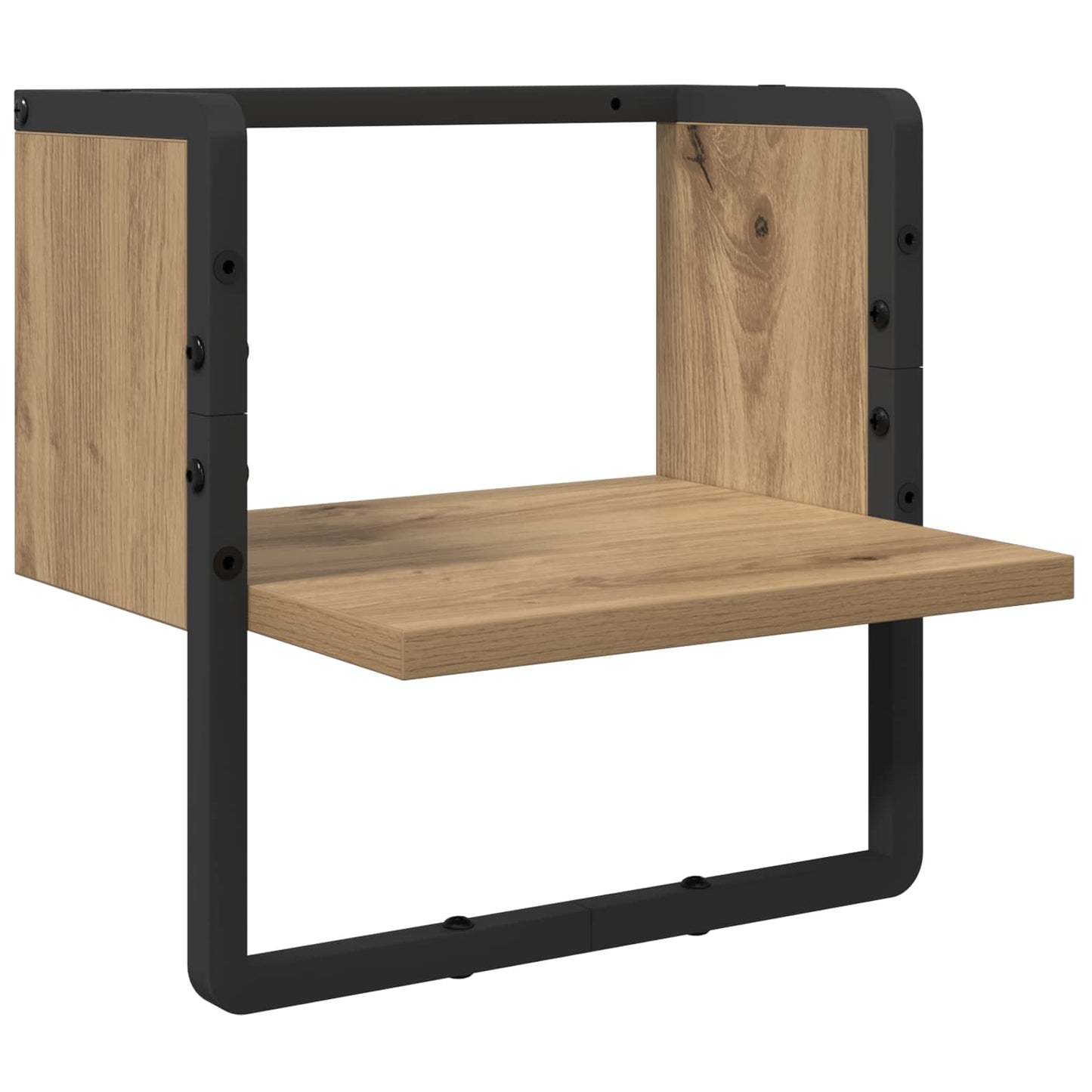 Wall Shelf Set with Shelf 4 pcs Artisan Oak 65 x 25 x 30 cm