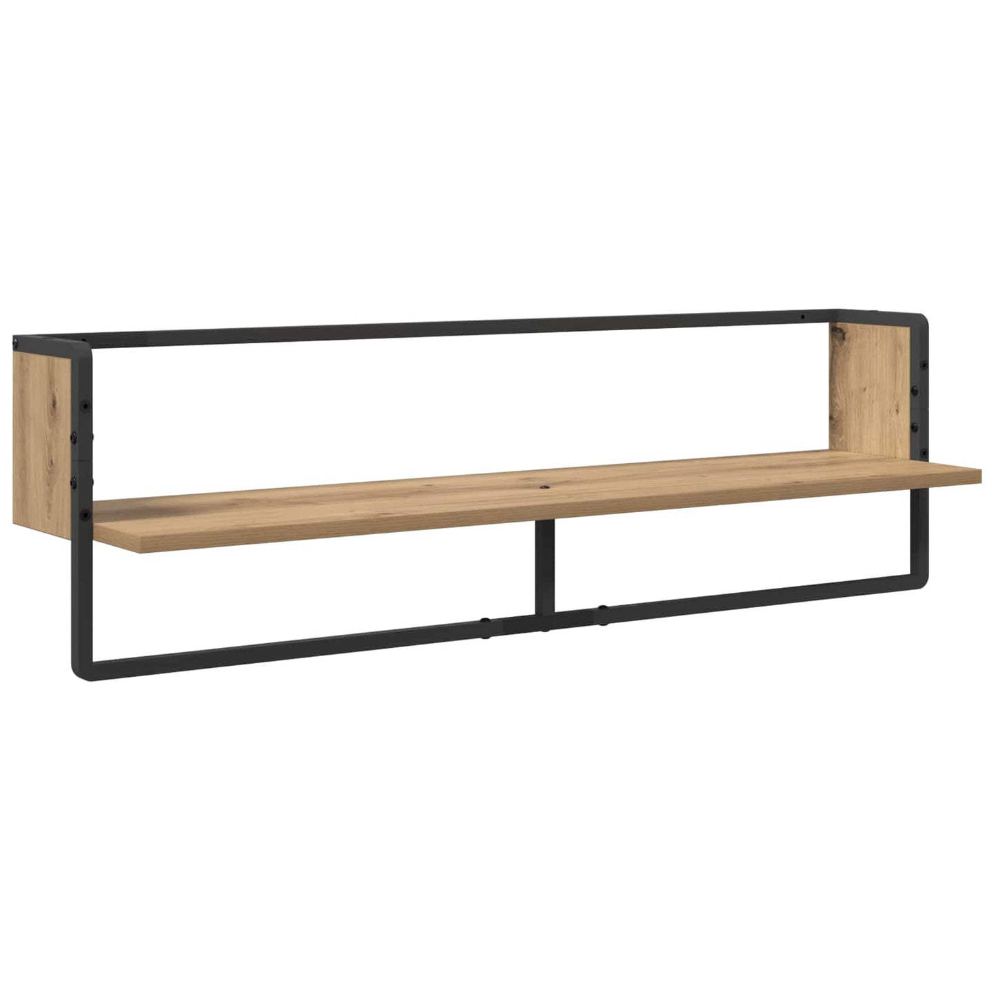 Wall Shelf Set with Shelf 6 pcs Artisan Oak 100 x 25 x 30 cm
