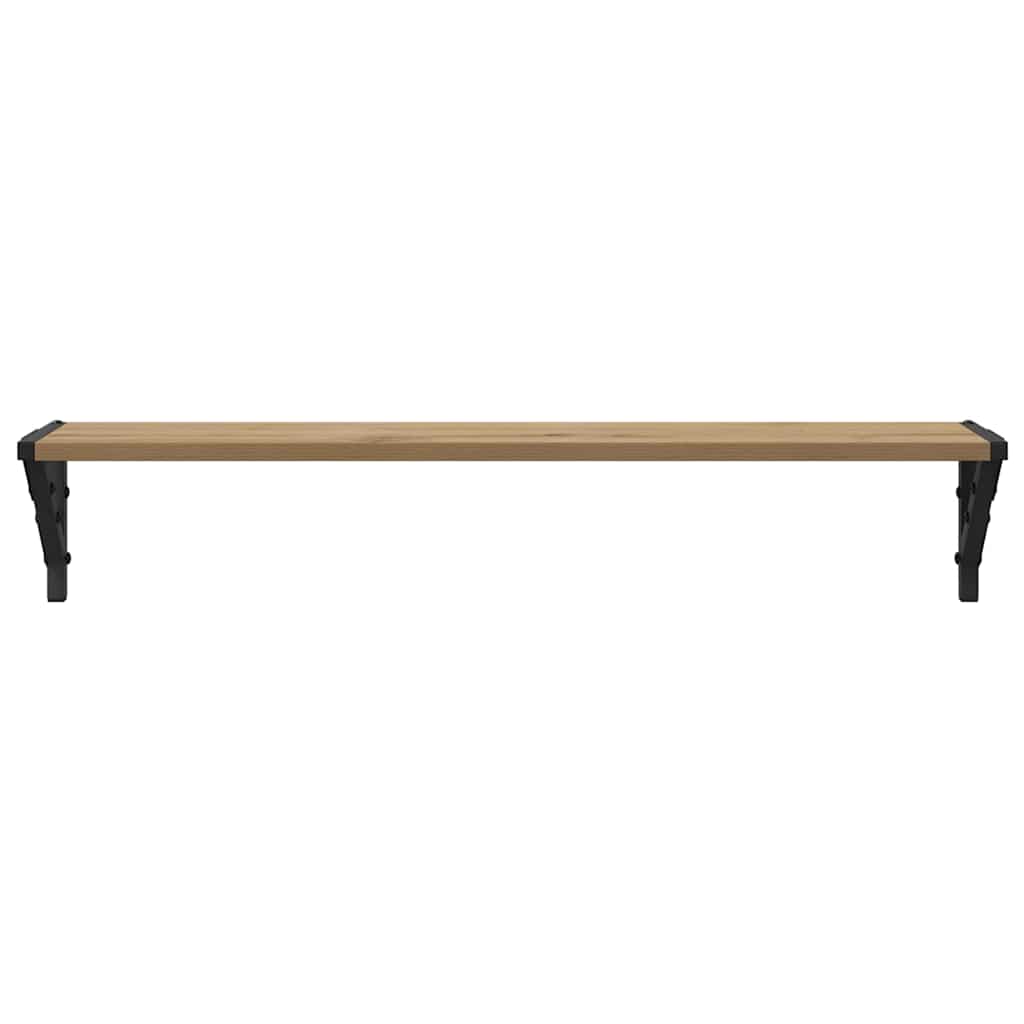 Wall Shelves with Shelf 2 pcs Artisan Oak 80 x 15 x 15.5 cm