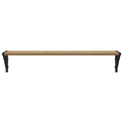 Wall Shelves with Shelf 2 pcs Artisan Oak 80 x 15 x 15.5 cm